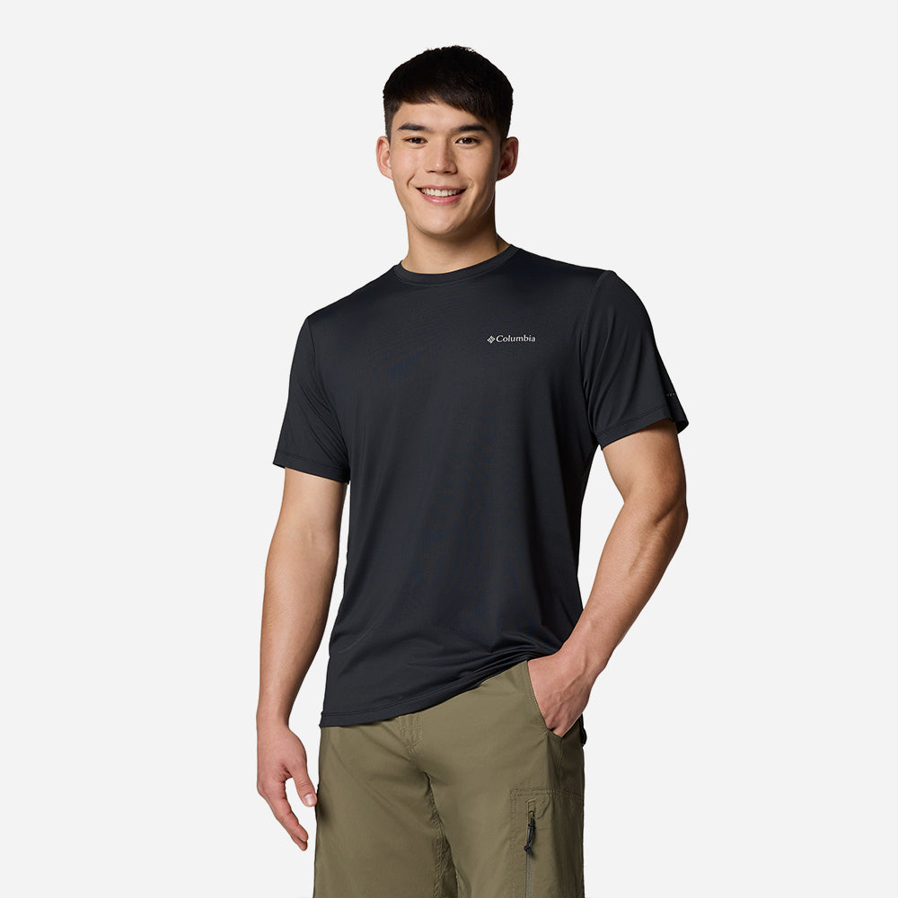 Áo Thun Nam Columbia Tech Trail™ Utility Short Sleeve Crew - Đen - Supersports Vietnam