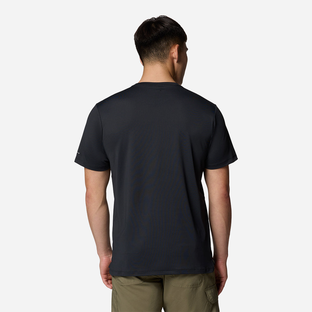 Áo Thun Nam Columbia Tech Trail™ Utility Short Sleeve Crew - Đen - Supersports Vietnam