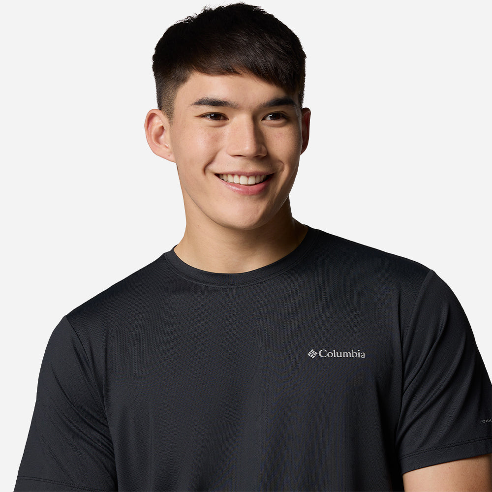 Áo Thun Nam Columbia Tech Trail™ Utility Short Sleeve Crew - Đen - Supersports Vietnam