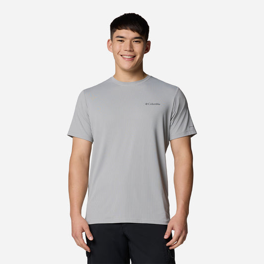 Áo Thun Nam Columbia Tech Trail™ Utility Short Sleeve Crew - Xám - Supersports Vietnam