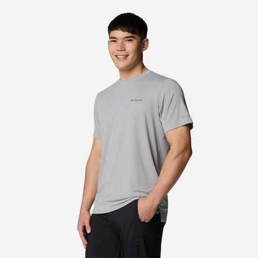 Áo Thun Nam Columbia Tech Trail™ Utility Short Sleeve Crew - Xám - Supersports Vietnam