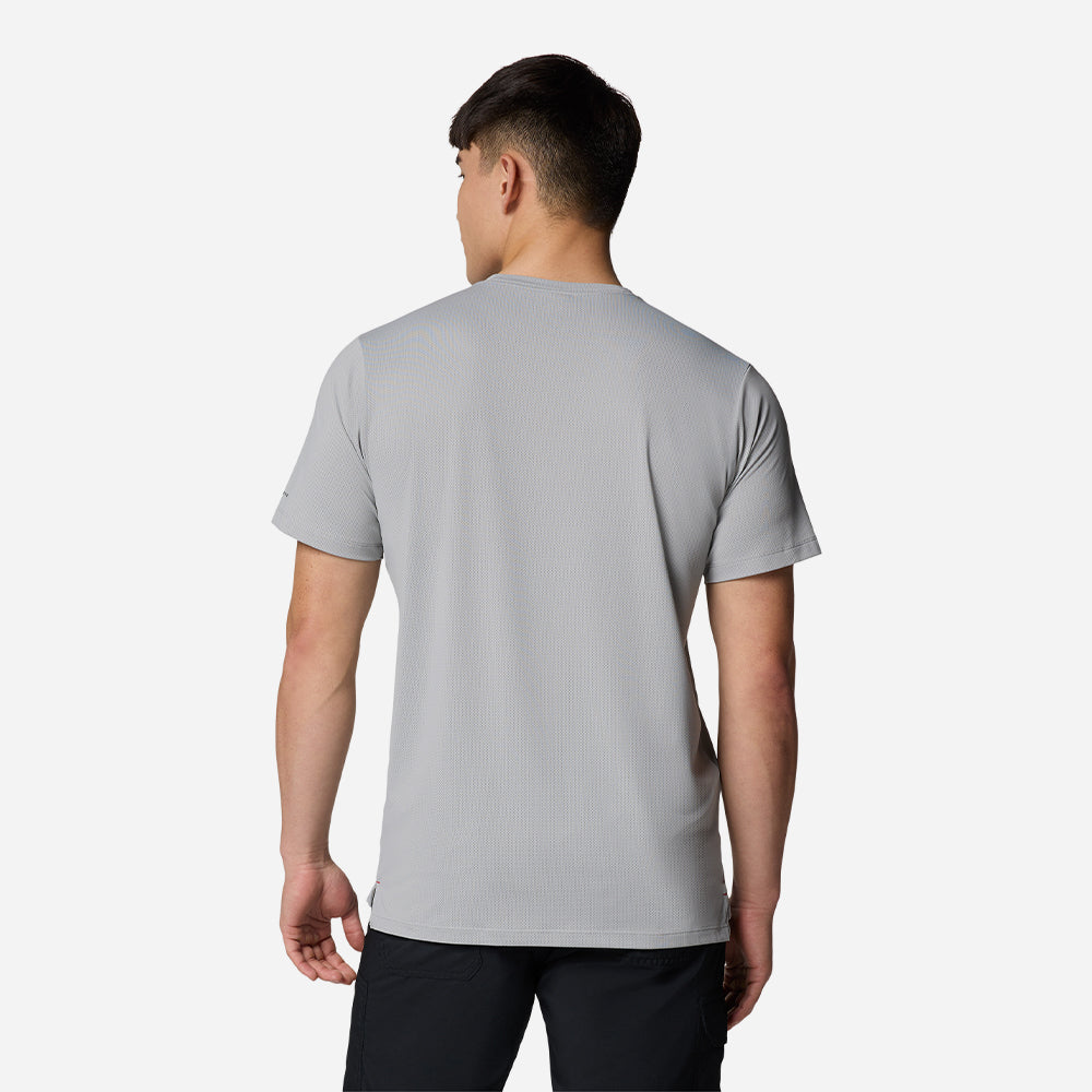 Áo Thun Nam Columbia Tech Trail™ Utility Short Sleeve Crew - Xám - Supersports Vietnam