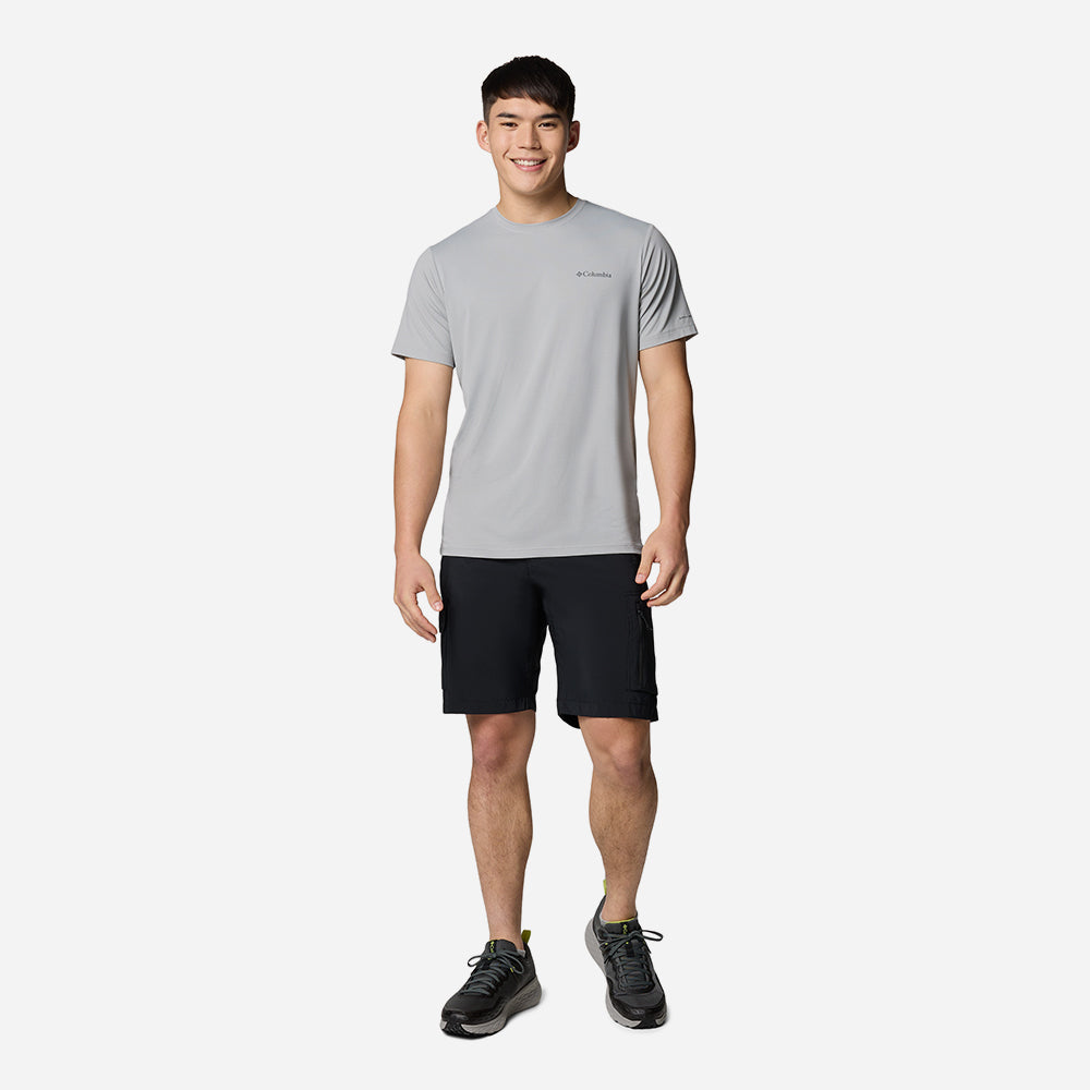 Áo Thun Nam Columbia Tech Trail™ Utility Short Sleeve Crew - Xám - Supersports Vietnam