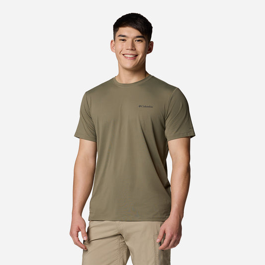 Áo Thun Nam Columbia Tech Trail™ Utility Short Sleeve Crew - Xanh Quân Đội - Supersports Vietnam