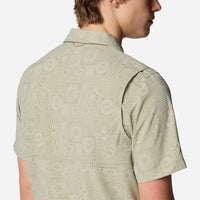 Áo Sơ Mi Tay Ngắn Nam Columbia Tech Trail™ Utility Printed Woven Short Sleeve - Xanh Mint - Supersports Vietnam