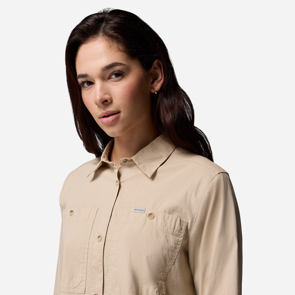 Áo Sơ Mi Dài Tay Nữ Columbia Brea Falls™ Woven - Be - Supersports Vietnam