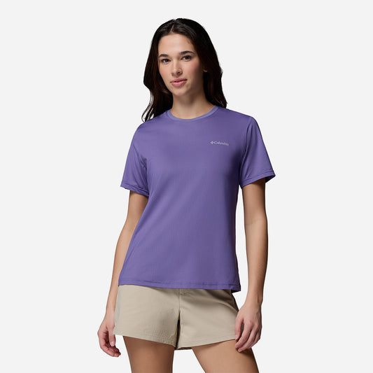 Áo Thun Nữ Columbia Wild Springs™ Short Sleeve - Tím - Supersports Vietnam
