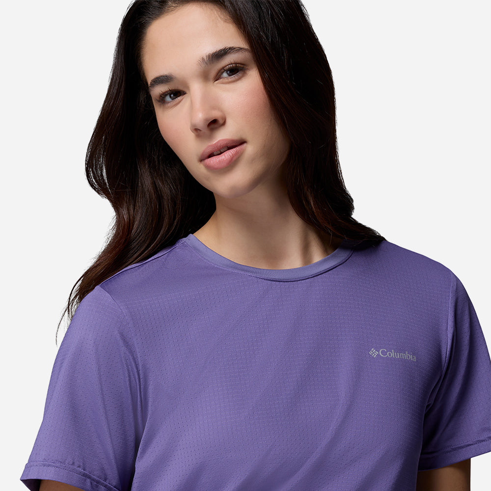 Áo Thun Nữ Columbia Wild Springs™ Short Sleeve - Tím - Supersports Vietnam