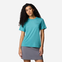 Áo Thun Tay Ngắn Nữ Columbia Wild Springs™ Short Sleeve - Xanh Dương - Supersports Vietnam