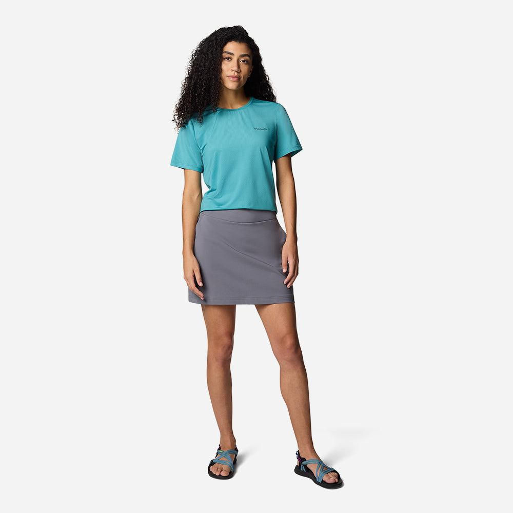 Áo Thun Tay Ngắn Nữ Columbia Wild Springs™ Short Sleeve - Xanh Dương - Supersports Vietnam