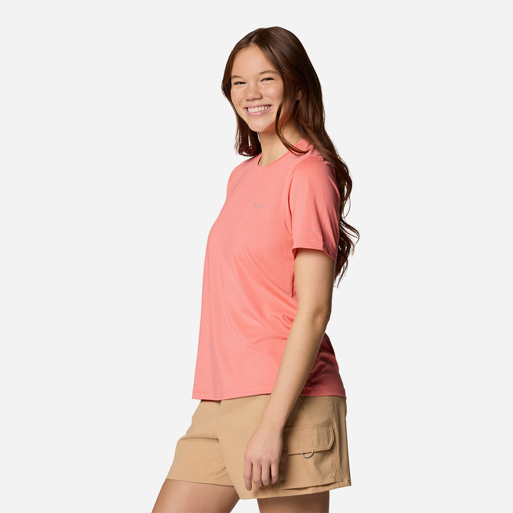 Áo Thun Tay Ngắn Nữ Columbia Wild Springs™ Short Sleeve - Hồng - Supersports Vietnam