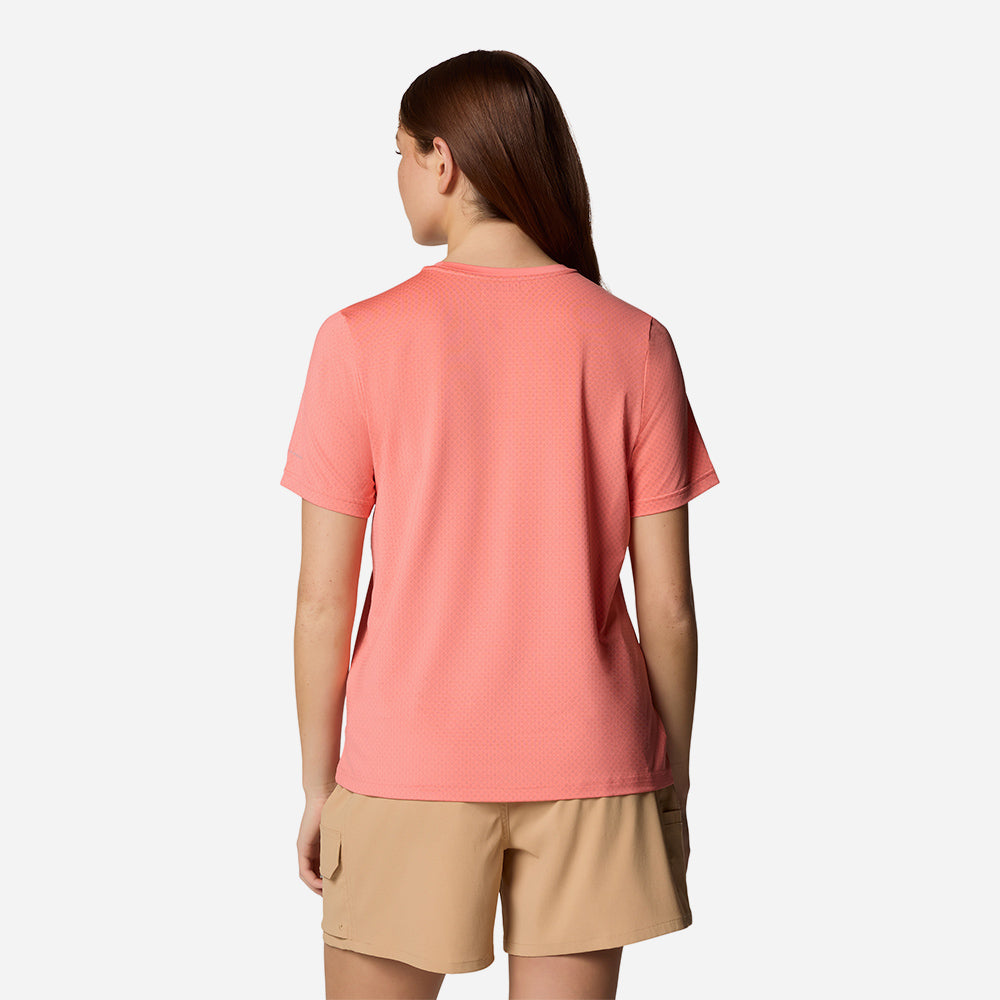 Áo Thun Tay Ngắn Nữ Columbia Wild Springs™ Short Sleeve - Hồng - Supersports Vietnam