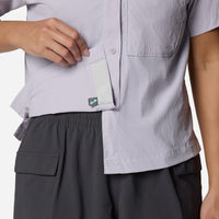 Áo Sơ Mi Tay Ngắn Nữ Columbia Wild Cast™ Short Sleeve - Tím - Supersports Vietnam