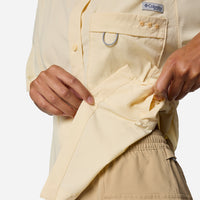 Áo Sơ Mi Tay Ngắn Nữ Columbia Wild Cast™ Short Sleeve - Vàng - Supersports Vietnam