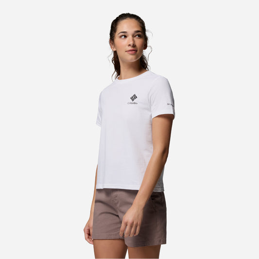 Áo Thun Nữ Columbia Rolling Bend™ Graphic Short Sleeve - Trắng - Supersports Vietnam