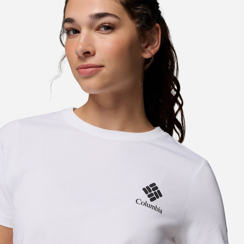 Áo Thun Nữ Columbia Rolling Bend™ Graphic Short Sleeve - Trắng - Supersports Vietnam