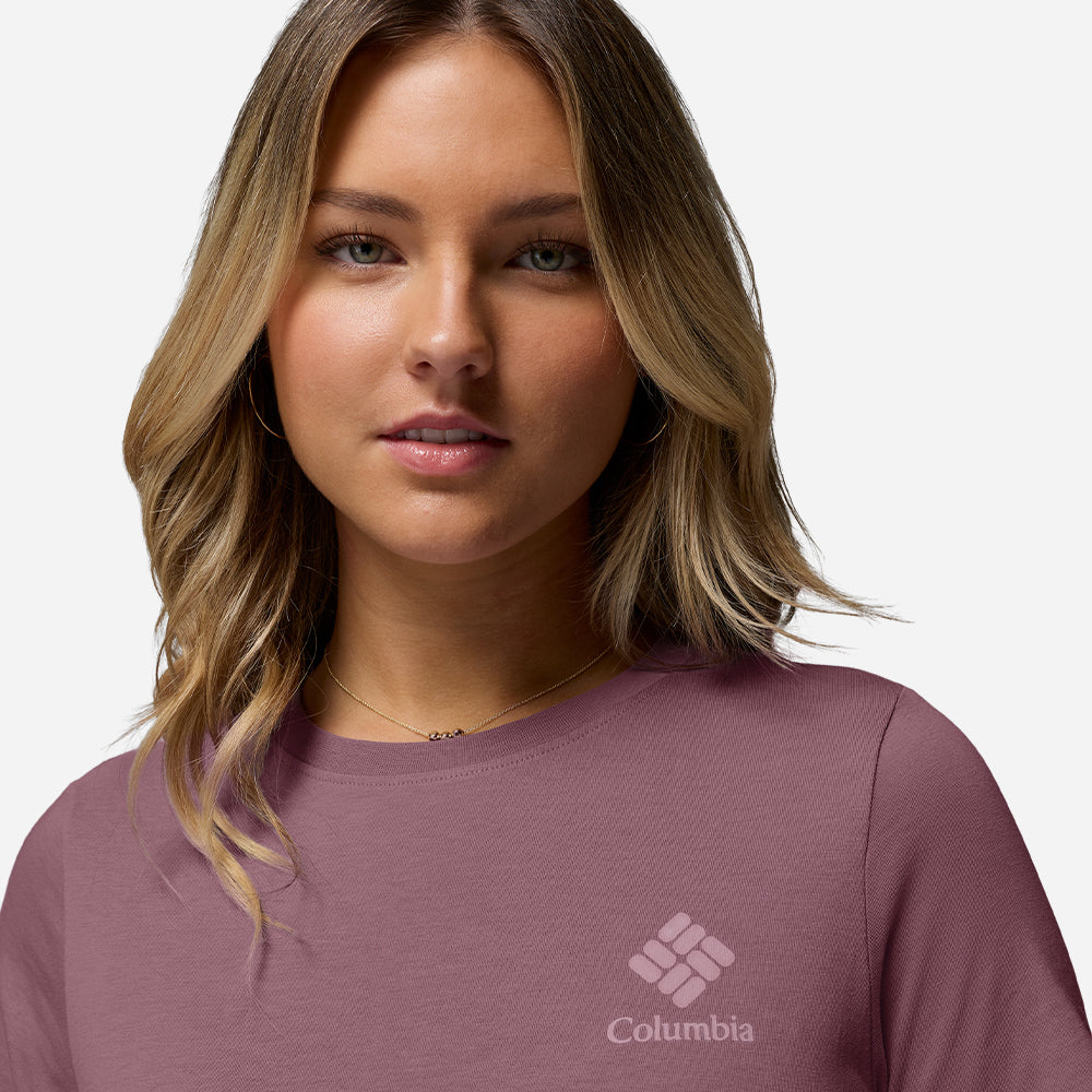 Áo Thun Nữ Columbia Rolling Bend™ Graphic Short Sleeve - Tím