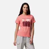 Áo Thun Tay Ngắn Nữ Columbia Rolling Bend™ Graphic - Hồng - Supersports Vietnam