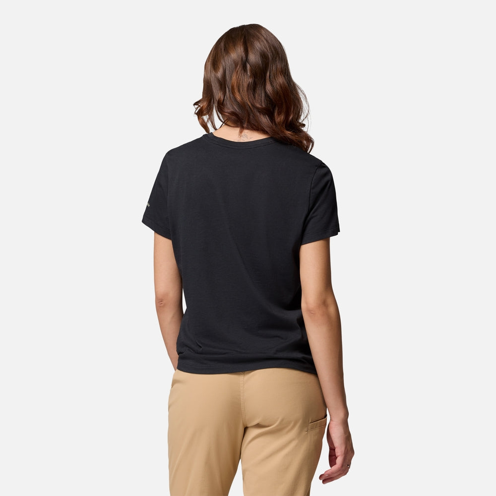 Áo Thun Tay Ngắn Nữ Columbia Ruby Springs™ Graphic Fitted - Đen - Supersports Vietnam