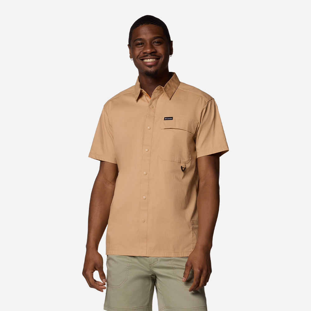 Áo Sơ Mi Tay Ngắn Nam Columbia Landroamer™ Twill - Cam - Supersports Vietnam