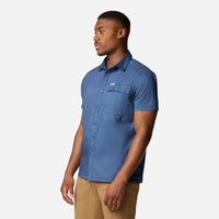 Áo Sơ Mi Tay Ngắn Nam Columbia Landroamer™ Twill Short Sleeve - Xanh Dương - Supersports Vietnam