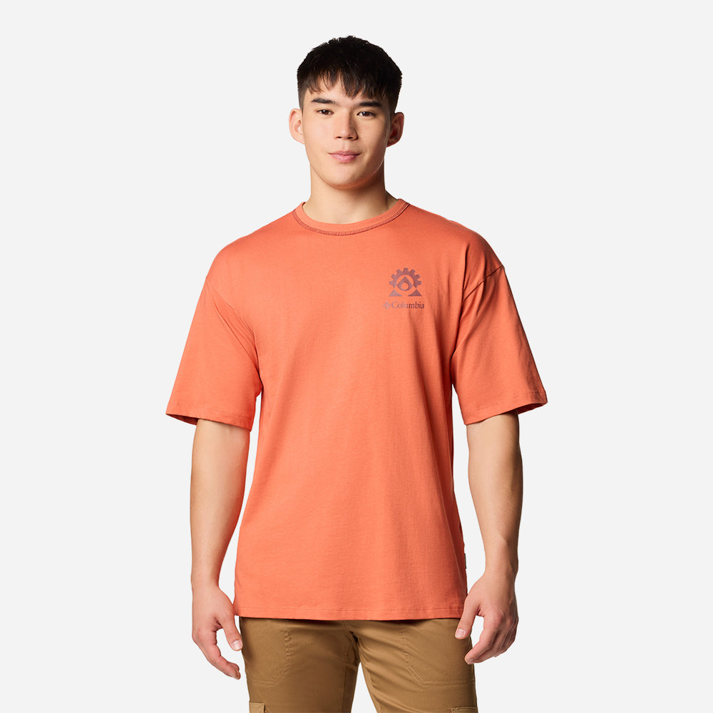 Áo Thun Tay Ngắn Nam Columbia Landroamer™ Short Sleeve Crew - Cam - Supersports Vietnam