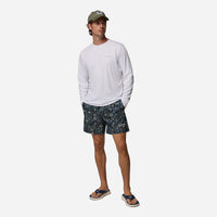 Quần Ngắn Thể Thao Nam Columbia Pfg Rambler™ Printed Water - Xanh Navy - Supersports Vietnam