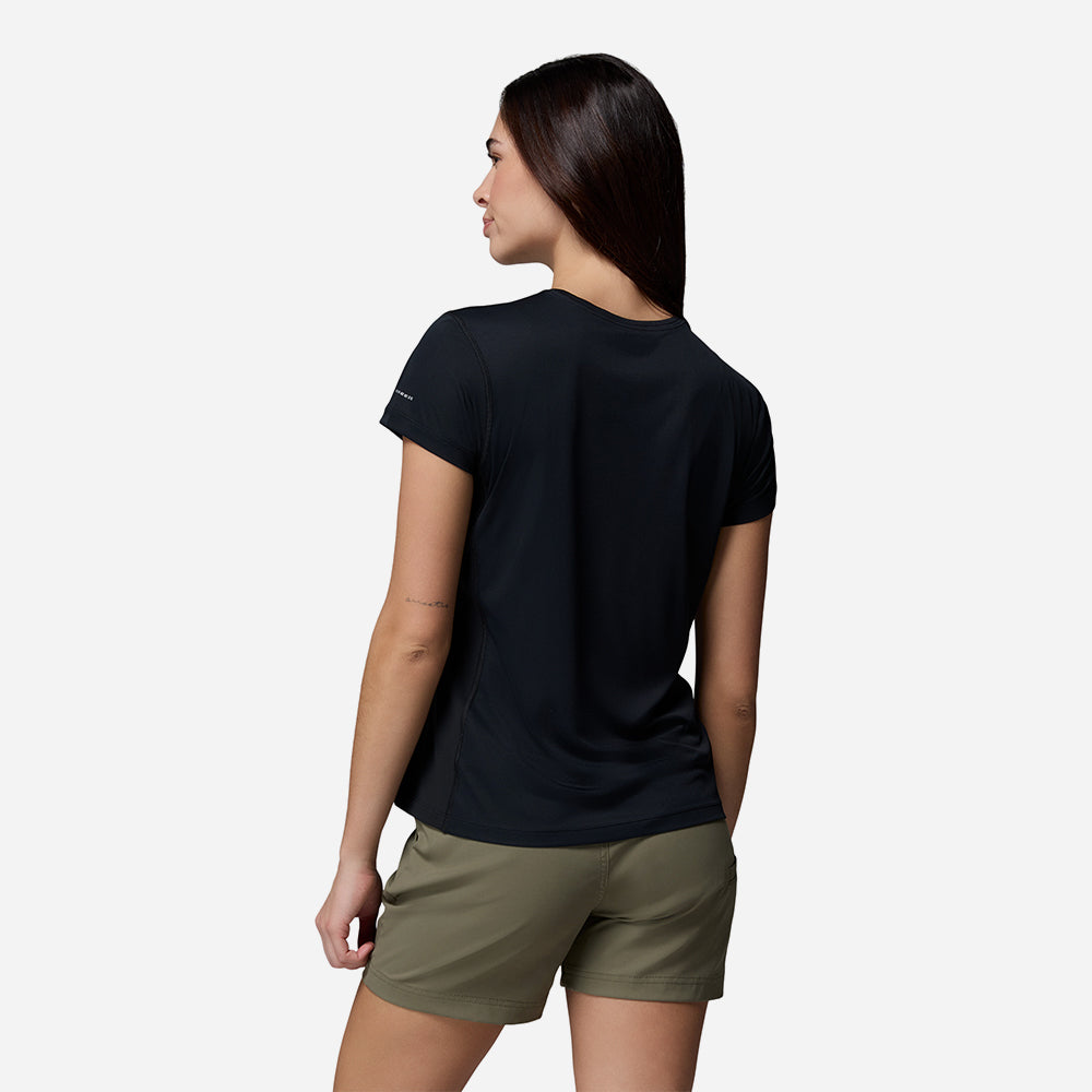 Áo Thun Nữ Columbia Zero Rules™ Light Short Sleeve Crew - Đen - Supersports Vietnam