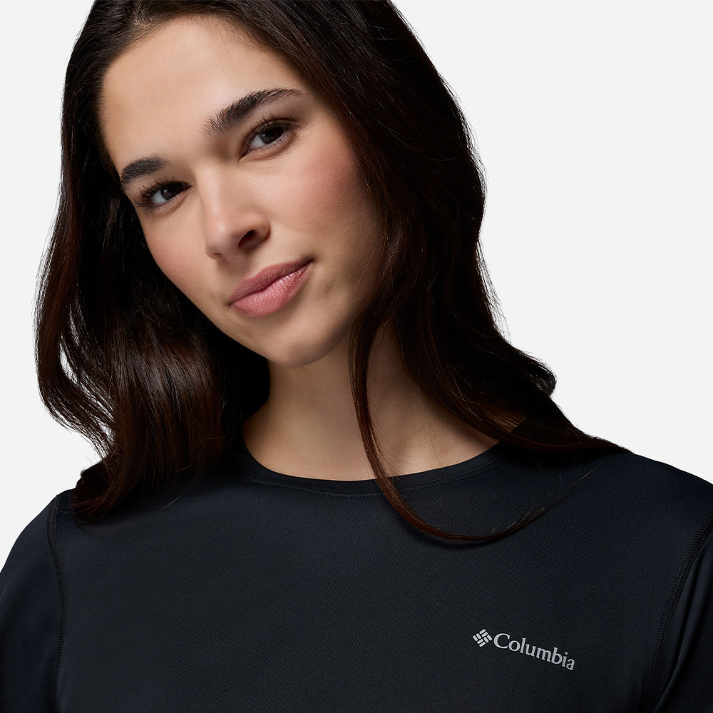 Áo Thun Nữ Columbia Zero Rules™ Light Short Sleeve Crew - Đen - Supersports Vietnam