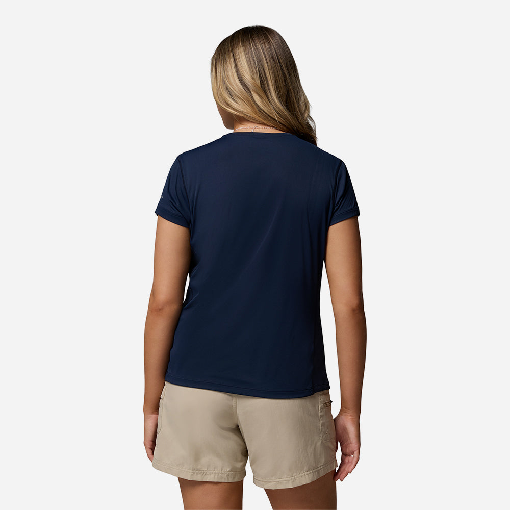 Áo Thun Nữ Columbia Zero Rules™ Light Short Sleeve Crew - Xanh Navy - Supersports Vietnam