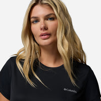 Áo Thun Tay Ngắn Nữ Columbia Zero Rules™ Light Short Sleeve Crew - Đen - Supersports Vietnam