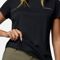 Áo Thun Tay Ngắn Nữ Columbia Zero Rules™ Light Short Sleeve Crew - Đen - Supersports Vietnam