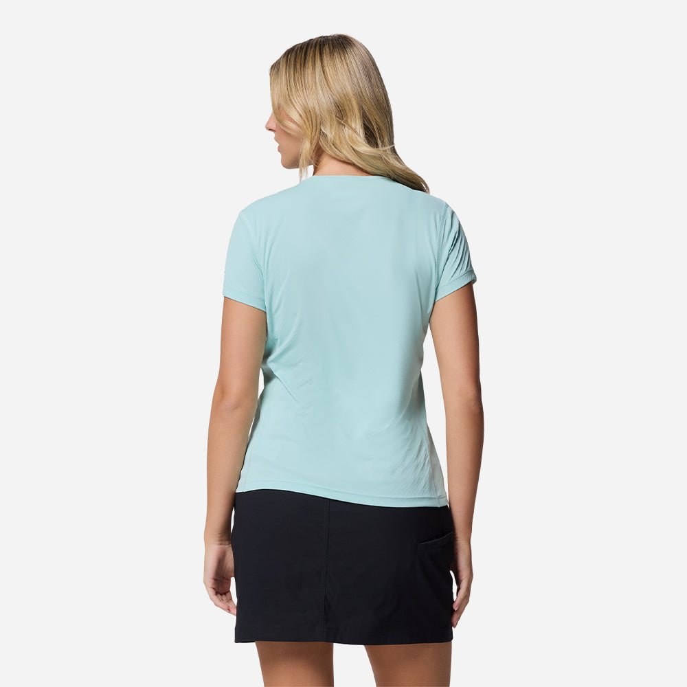 Áo Thun Tay Ngắn Nữ Columbia Zero Rules™ Light Short Sleeve Crew - Xanh Dương - Supersports Vietnam