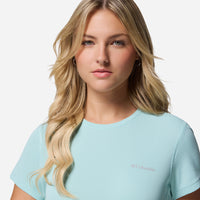 Áo Thun Tay Ngắn Nữ Columbia Zero Rules™ Light Short Sleeve Crew - Xanh Dương - Supersports Vietnam
