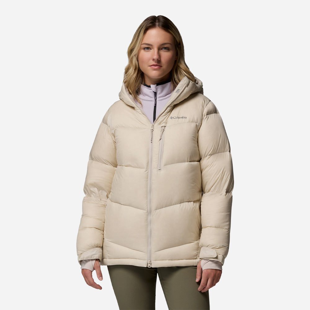 Áo Khoác Nữ Columbia Cloudview™ Down Hooded - Be - Supersports Vietnam