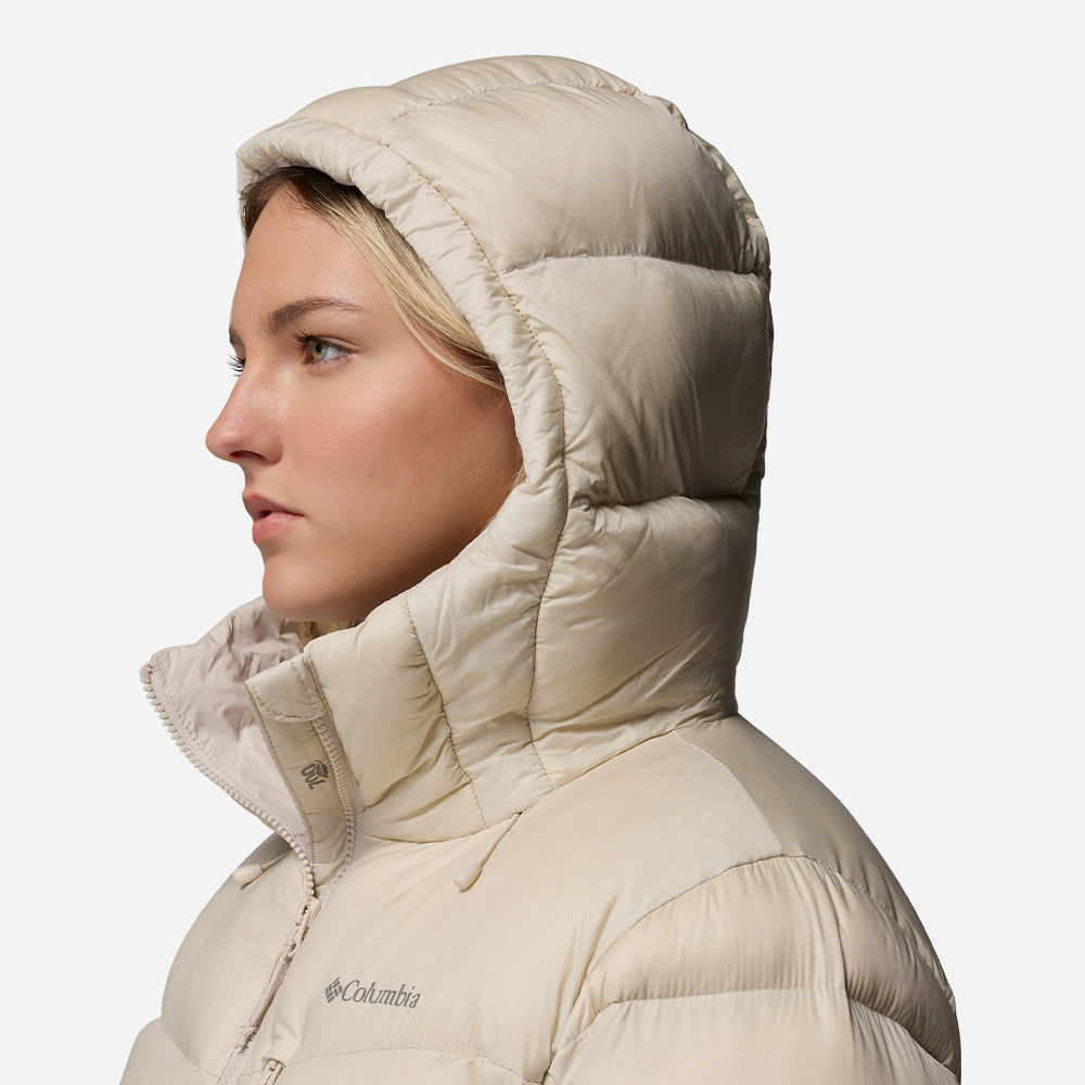 Áo Khoác Nữ Columbia Cloudview™ Down Hooded - Be - Supersports Vietnam