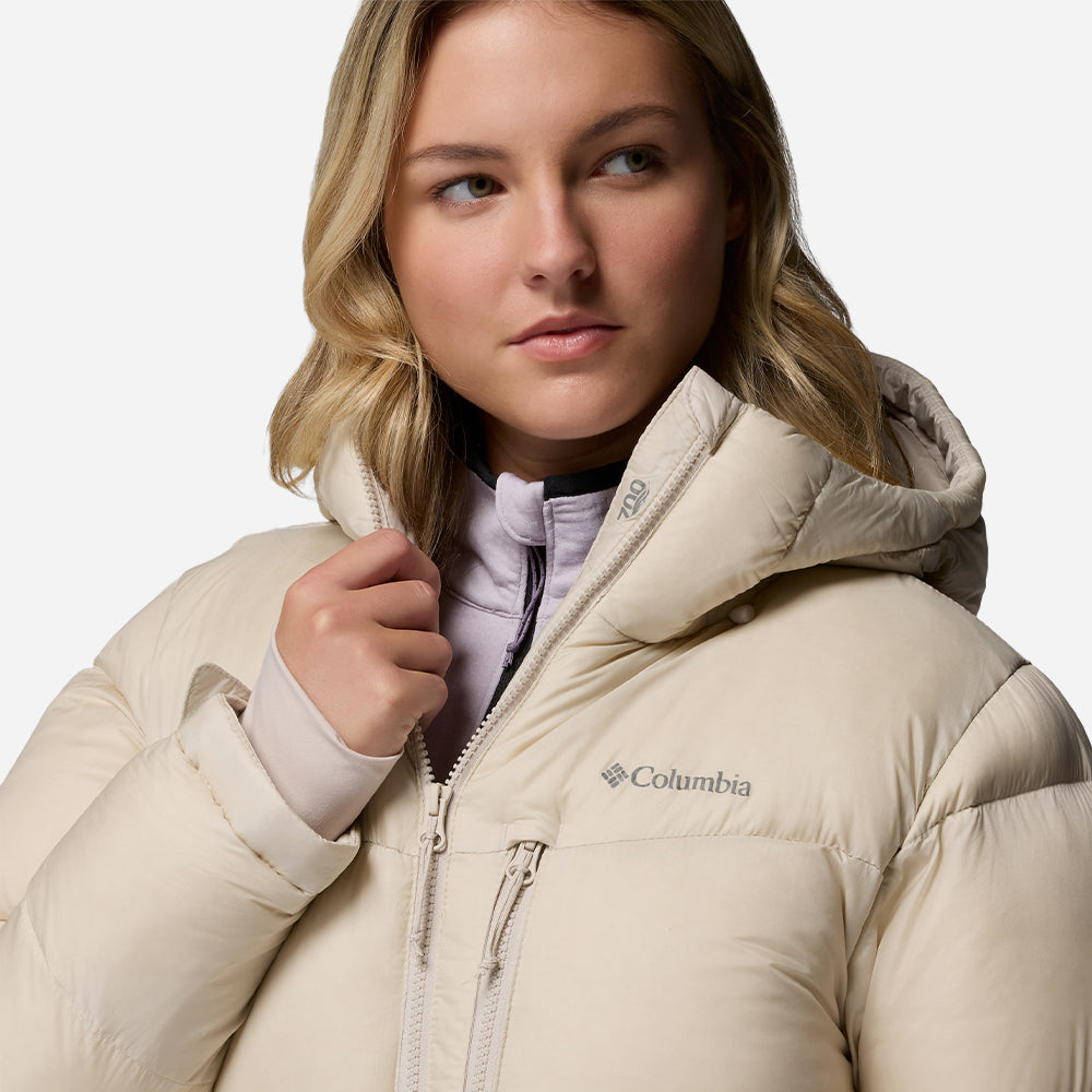 Áo Khoác Nữ Columbia Cloudview™ Down Hooded - Be - Supersports Vietnam