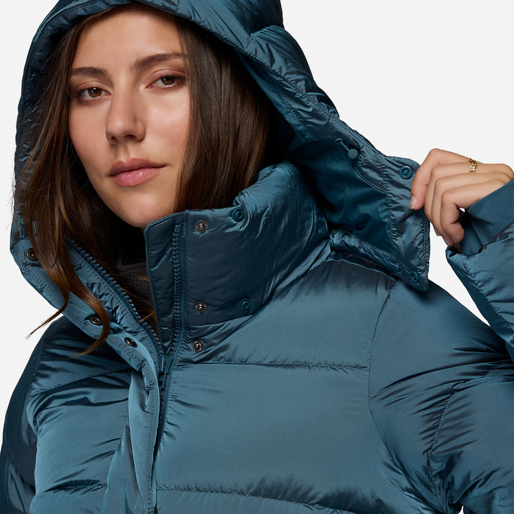 Áo Khoác Nữ Columbia Amaze Puff™ Hooded - Xanh Dương - Supersports Vietnam