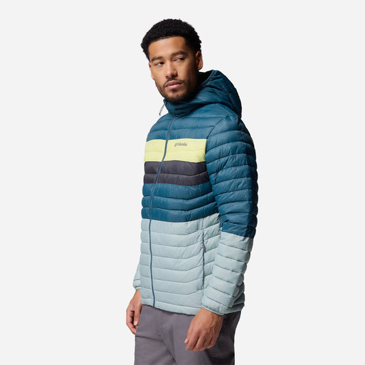 Áo Khoác Nam Columbia Powder Pass™ Hooded - Xanh Dương - Supersports Vietnam