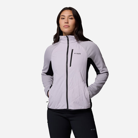 Áo Khoác Nữ Columbia Arctic Crest™ Hybrid Full Zip - Tím - Supersports Vietnam