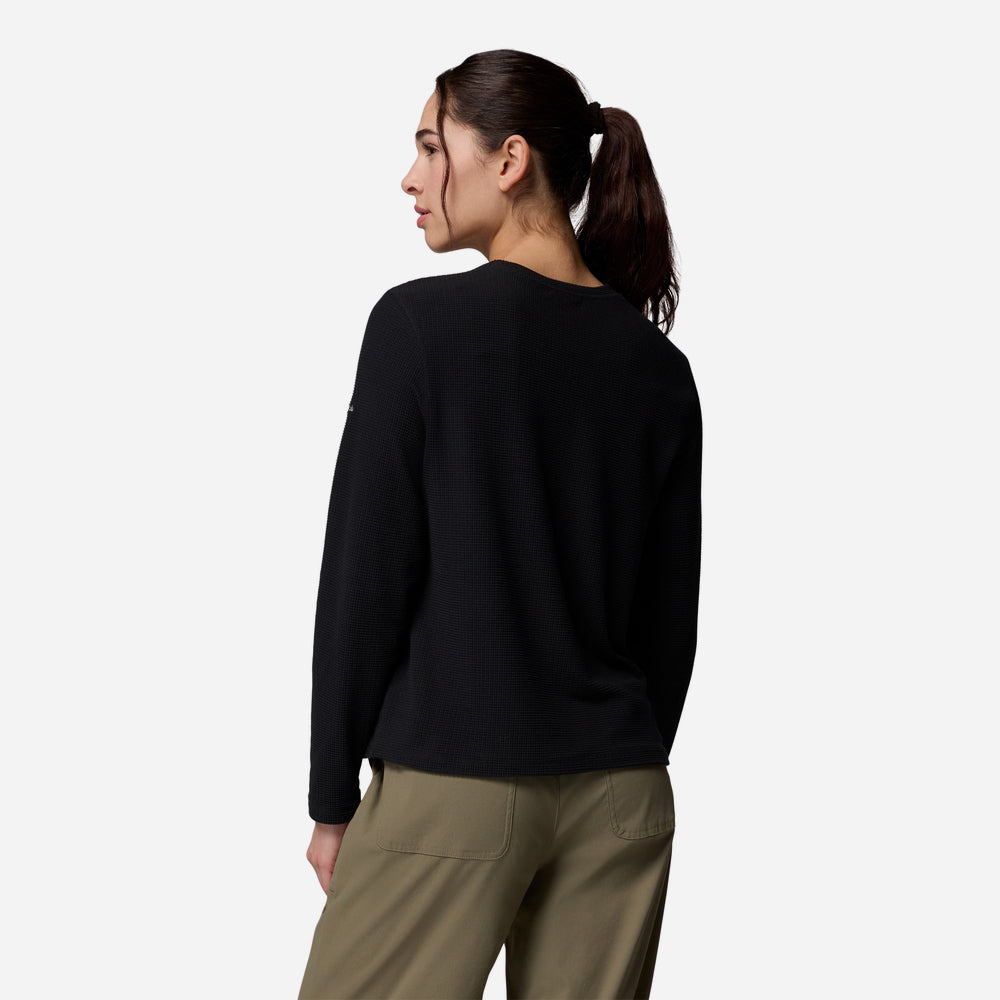 Áo Thun Nữ Columbia Brea Falls™ Grid Crew - Đen - Supersports Vietnam