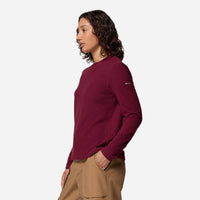 Áo Thun Nữ Columbia Brea Falls™ Grid Crew - Đỏ - Supersports Vietnam