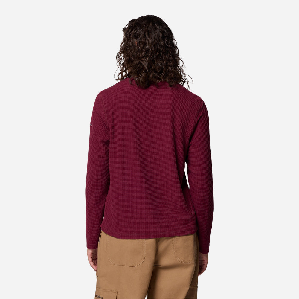 Áo Thun Nữ Columbia Brea Falls™ Grid Crew - Đỏ - Supersports Vietnam