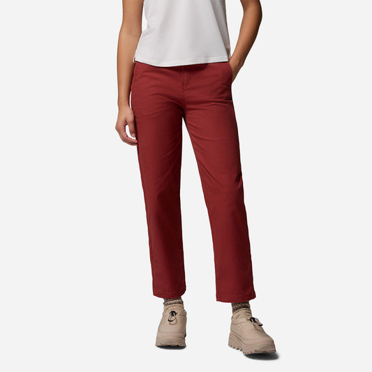 Quần Dài Thể Thao Nữ Columbia Roc™ Straight Leg - Đỏ - Supersports Vietnam
