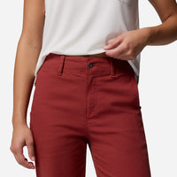 Quần Dài Thể Thao Nữ Columbia Roc™ Straight Leg - Đỏ - Supersports Vietnam