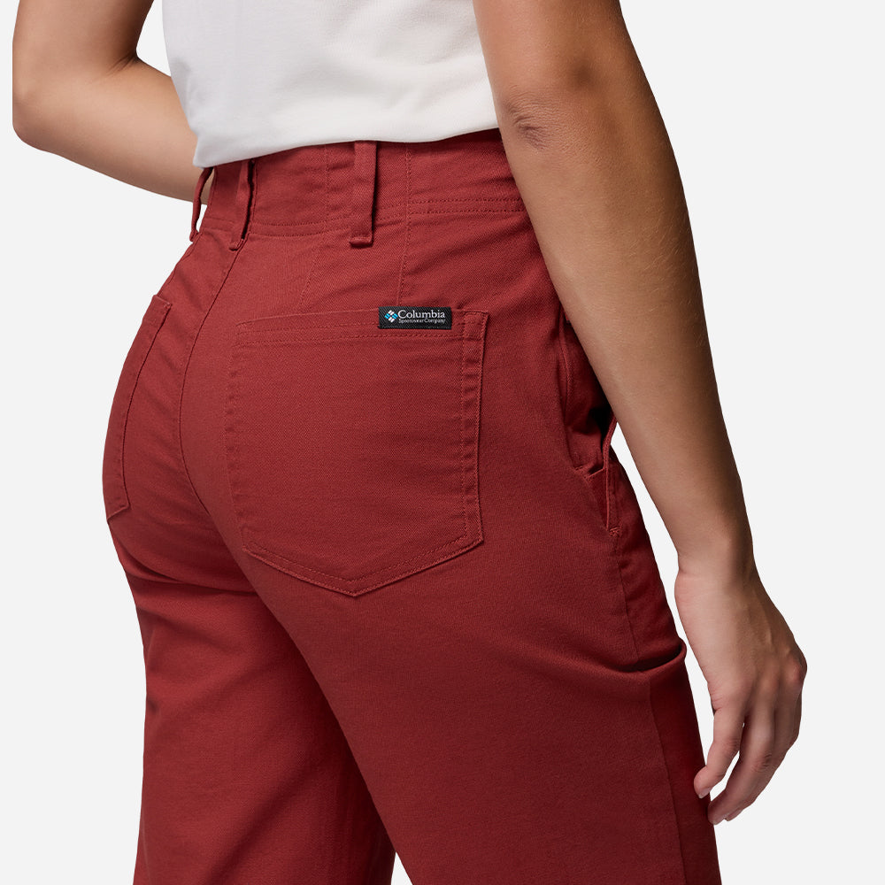 Quần Dài Thể Thao Nữ Columbia Roc™ Straight Leg - Đỏ - Supersports Vietnam