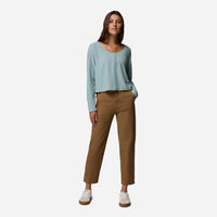 Quần Dài Thể Thao Nữ Columbia Roc™ Straight Leg - Nâu - Supersports Vietnam