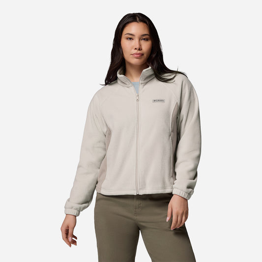 Áo Khoác Nữ Columbia Benton Springs™ Relaxed Full Zip - Be - Supersports Vietnam