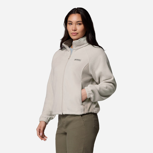 Áo Khoác Nữ Columbia Benton Springs™ Relaxed Full Zip - Be - Supersports Vietnam