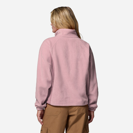 Áo Khoác Nữ Columbia Benton Springs™ Relaxed Full Zip - Hồng - Supersports Vietnam